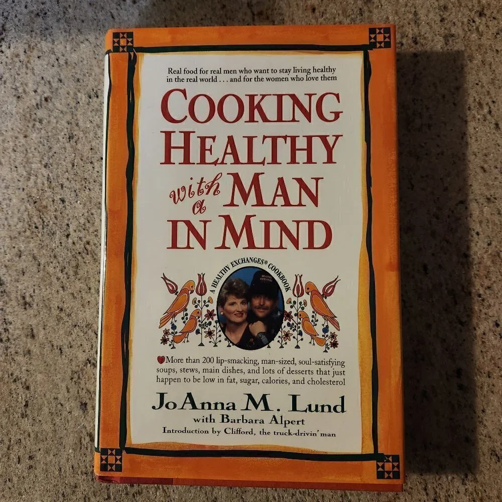 Cooking Healthy Man Mind Hardcover Book